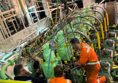 Bulk Carrier — Main Engine Overhauling II — project photo